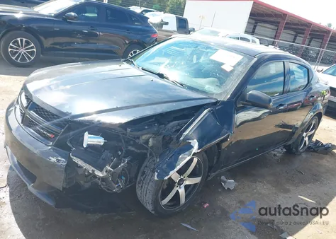 2013 Dodge Avenger Sxt из США, поврежденный, VIN 1C3CDZCB5DN614347